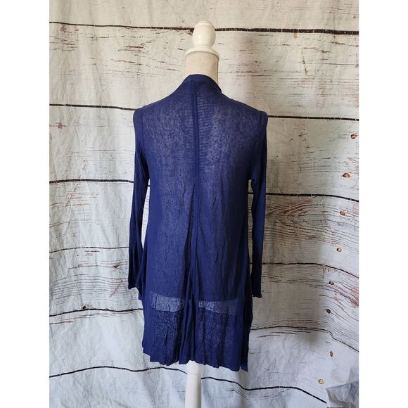 Eileen Fisher Lightweight Linen Blend Open Cardigan Size XS - Picture 2 of 6
